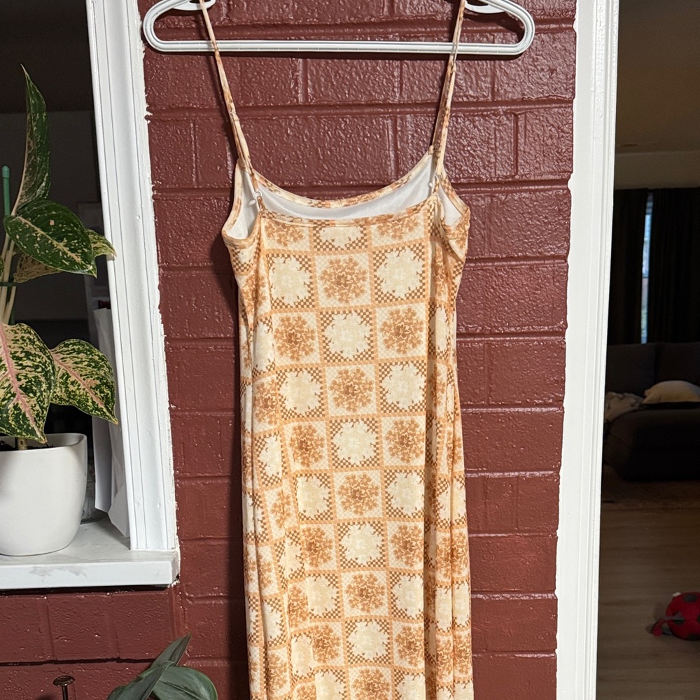 Le Lis Tan And White Patchwork Patterned Mesh Bod… - image 6